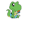 Kawaii Baby Dino