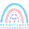 Trans Saying Transgender Rainbow