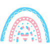Transgender Pride Boho Rainbow