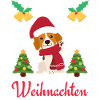 Christmas Sweet Beagle Kawaii