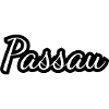 Passau - Textdesign mit Stadtnamen