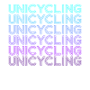 Unicycling Unicycle Retro