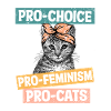 pro choice pro feminism pro cats