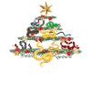 Snake Serpent Christmas Tree
