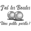 j ai les boules - pétanque