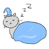 katze müde schlafen nacht tier