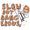 Slow but dangerous Karate Sloth