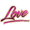 "Love" Purple