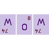 Mom (tungsten twisted twice, oxygen)