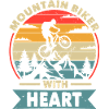 Mountain bikers with heart