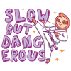 Slow but dangerous Karate Sloth