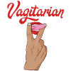 Vagitarian Funny Adult Humor Shirt til voksne