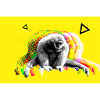 Gibbon Retro Artwork