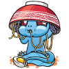 Axolotl Kawaii Ramen Noodles Anime