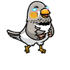 Zebrafinch Bird Laughing Emoticon