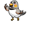 Zebra Finch Bird Emoticon