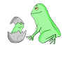 Frog with Baby Frog
