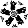 Mandalas des chats