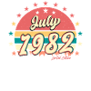 July 1982 40th birthday
