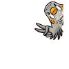 Oiseau pinson zèbre De côté