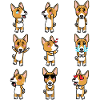 Basenji Dog Emoticon