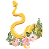Snake Serpent Flower Floral