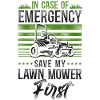 Lawn Mower Mowing Dad Father