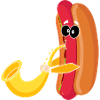Saxophonist Saxophone Wurst Music Musician