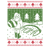 Ho Ho Santa Pissing Ugly Christmas Outfit
