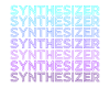 Synthétiseur Lecteur Keyboarder Retro