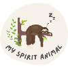 sleeping sloth spirit animal