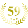 59 Number wreath