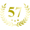 57 Number wreath