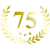 75 Number wreath