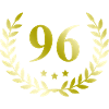 96 Number wreath