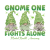 Gnome One Fights Alone Mental Health