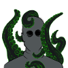 Portrait Neon Tentacle