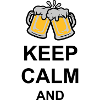 Keep Calm Bier Text