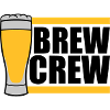 Beer Glass Brew Crew Saying