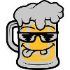 Cool Face Beer Mug