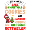 Christmas Sweet Rottweiler Lover Kawaii