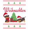 Christmas Sweet Rottweiler Lover Kawaii