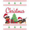 Christmas Sweet Rottweiler Lover Kawaii