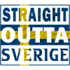 Straight outta Sweden Sverige North Gift
