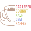 Kaffee Trinken Koffein Kaffeetasse Statement
