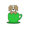 Statement Kaffee Hund Koffein Kaffeetasse
