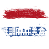 Amsterdamer Skyline-Flaggensplash