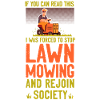 Lawn Mower Mowing Dad Father