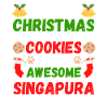 Weihnachten Singapura Katze Kekse