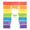 Alpaga arc-en-ciel | Humour LGBT